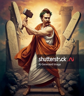 Dos retratos de F. Nietzsche y 10 Postrinos