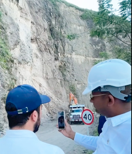 Gobernador de Nariño atiende emergencia vial en Pasto-Popayán Gobernador de Nariño atiende emergencia vial en Pasto-Popayán