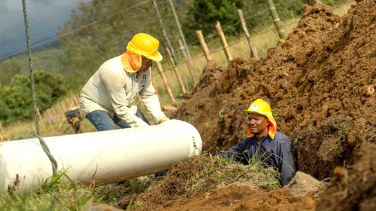 Inician obras del Acueducto de Popayán en la Avenida de los Próceres Inician obras del Acueducto de Popayán en la Avenida de los Próceres