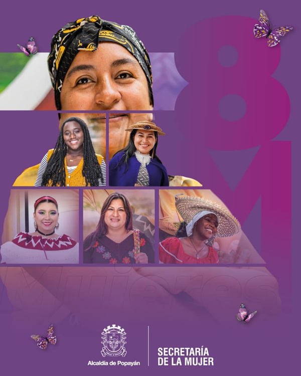 Más de 200 mujeres conmemoraron el Día de la Mujer en Popayán Más de 200 mujeres conmemoraron el Día de la Mujer en Popayán