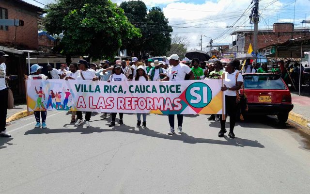 Villa Rica camina unida por sus derechos