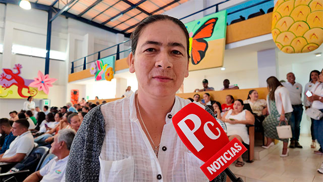 Alejandra López, lideresa zona campesina. Alejandra López, lideresa zona campesina.