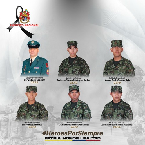 Colombia conmocionada tras asesinato de seis militares Colombia conmocionada tras asesinato de seis militares