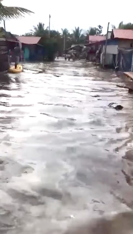 Inundaciones en La Barra, Buenaventura: Preocupación por la llegada de turistas en Semana Santa Inundaciones en La Barra, Buenaventura: Preocupación por la llegada de turistas en Semana Santa