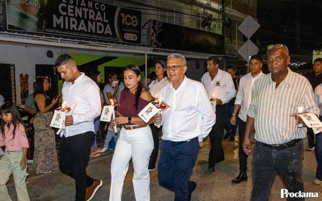 Miranda reafirma su fe con tradición viva