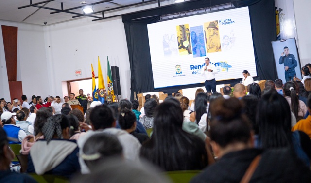 Alcaldía rindió cuentas a la comunidad de Popayán