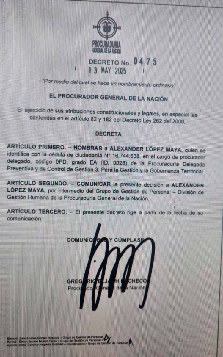 Alexánder López nuevo Procurador pese a cuestionamientos Alexánder López nuevo Procurador pese a cuestionamientos