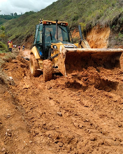 Cajibío busca soluciones conjuntas para sus vías rurales Cajibío busca soluciones conjuntas para sus vías rurales