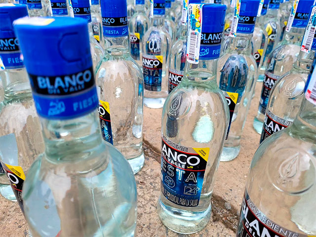 Incautan cargamento de licor adulterado en Cauca