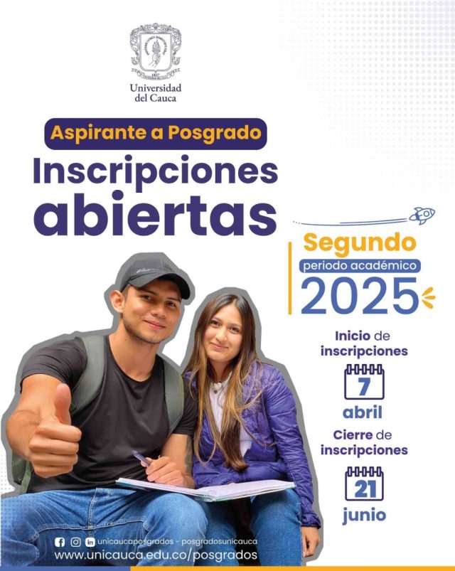 Segundo semestre del 2025, en UNICAUCA