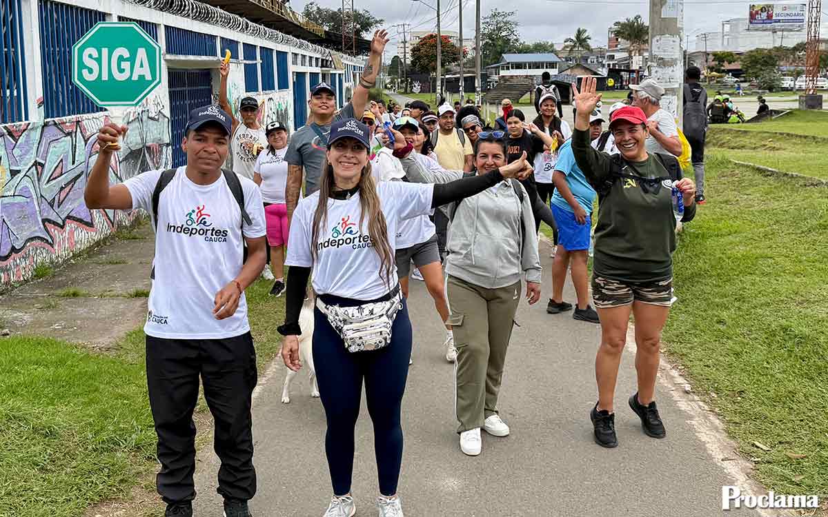 Indeportes incentiva la actividad física en los caucanos Indeportes incentiva la actividad física en los caucanos