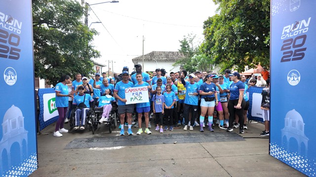 Running por la Paz, la Vida y la Reconciliación en Caloto