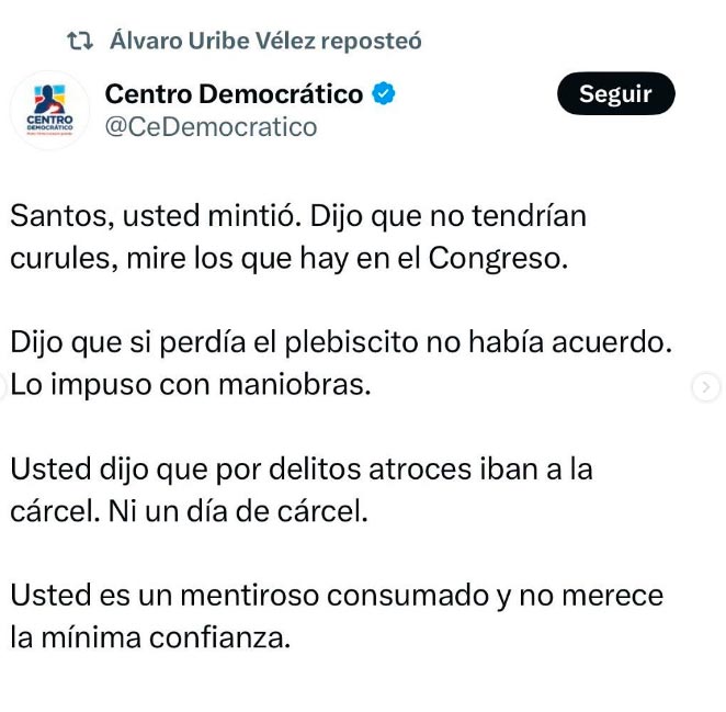 Uribe y Santos frente a Petro Uribe y Santos frente a Petro