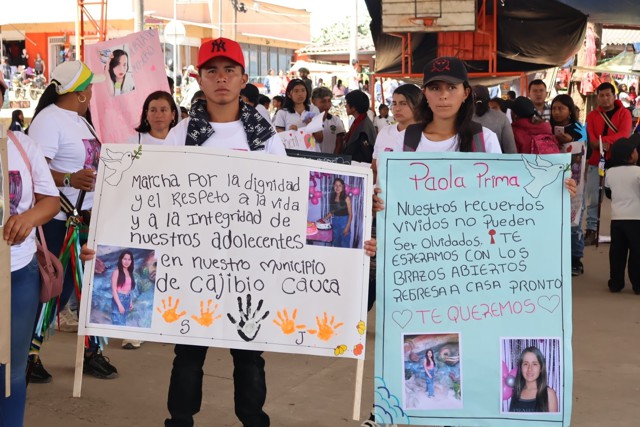Cajibío alza la voz por la niñez y adolescencia Cajibío alza la voz por la niñez y adolescencia