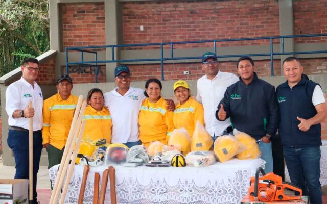 Cajibío fortalece su brigada ambiental
