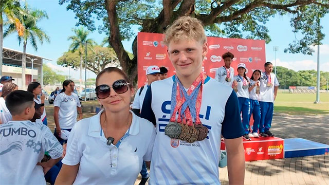 Caleño brilla en natación en los Juegos Departamentales 2025 Caleño brilla en natación en los Juegos Departamentales 2025