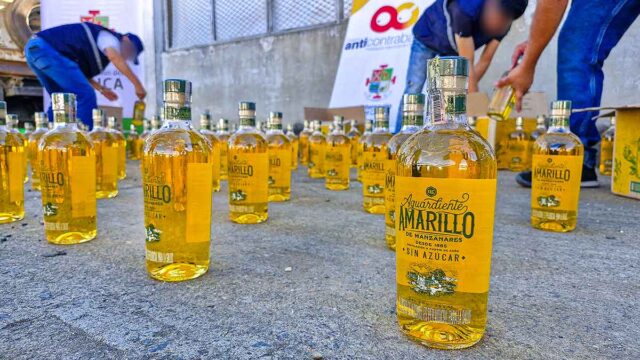 Millonaria incautación de licor sin estampilla en Popayán Millonaria incautación de licor sin estampilla en Popayán