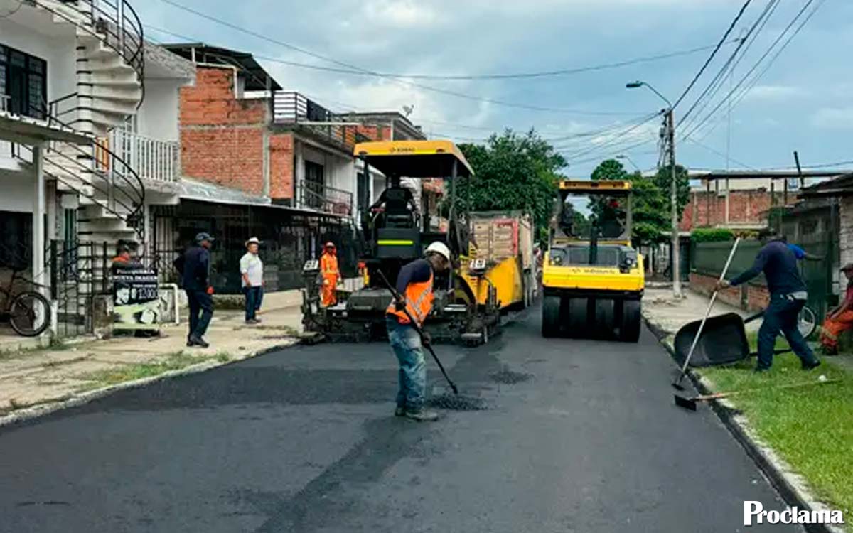 Habitantes de Mariano Ramos reciben nueva pavimentación vial