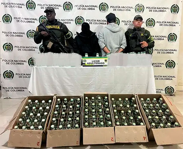 Incautan 524 botellas de licor ilegal en el Valle