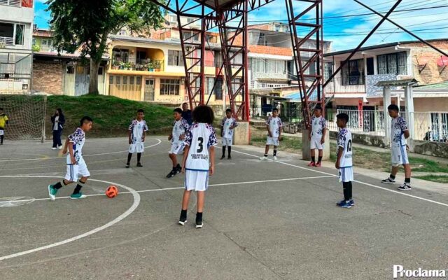 Jóvenes deportistas representan a Cajibío