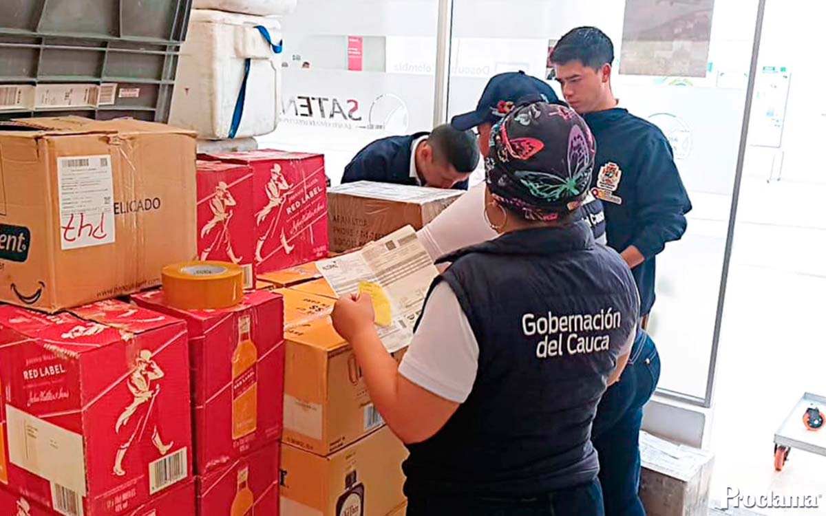 Operativo aéreo refuerza control al contrabando en Popayán