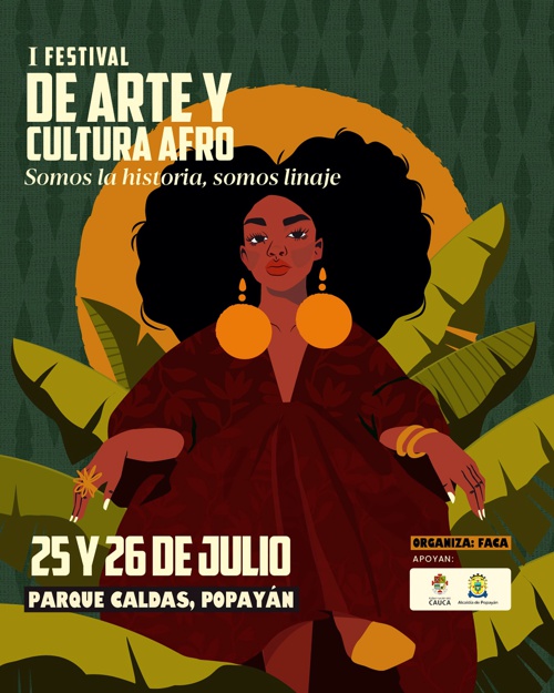 Popayán se prepara para celebrar el I Festival de Arte y Cultura Afro