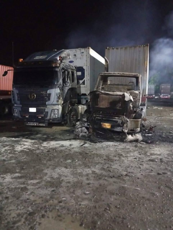 Atentado contra tractomulas en vía Buenaventura