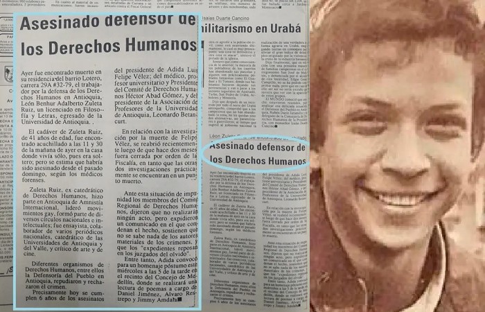 Asesinado en Medellín el 23 de agosto de 1993