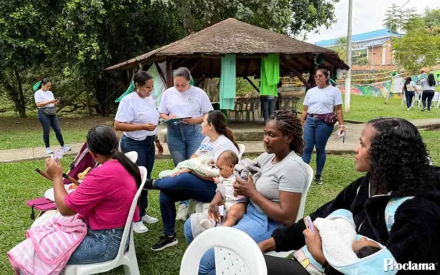 Madres de Miranda celebraron el Festival de Lactancia Materna