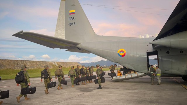 Fuerza élite desplegada en Cali tras atentado Fuerza élite desplegada en Cali tras atentado