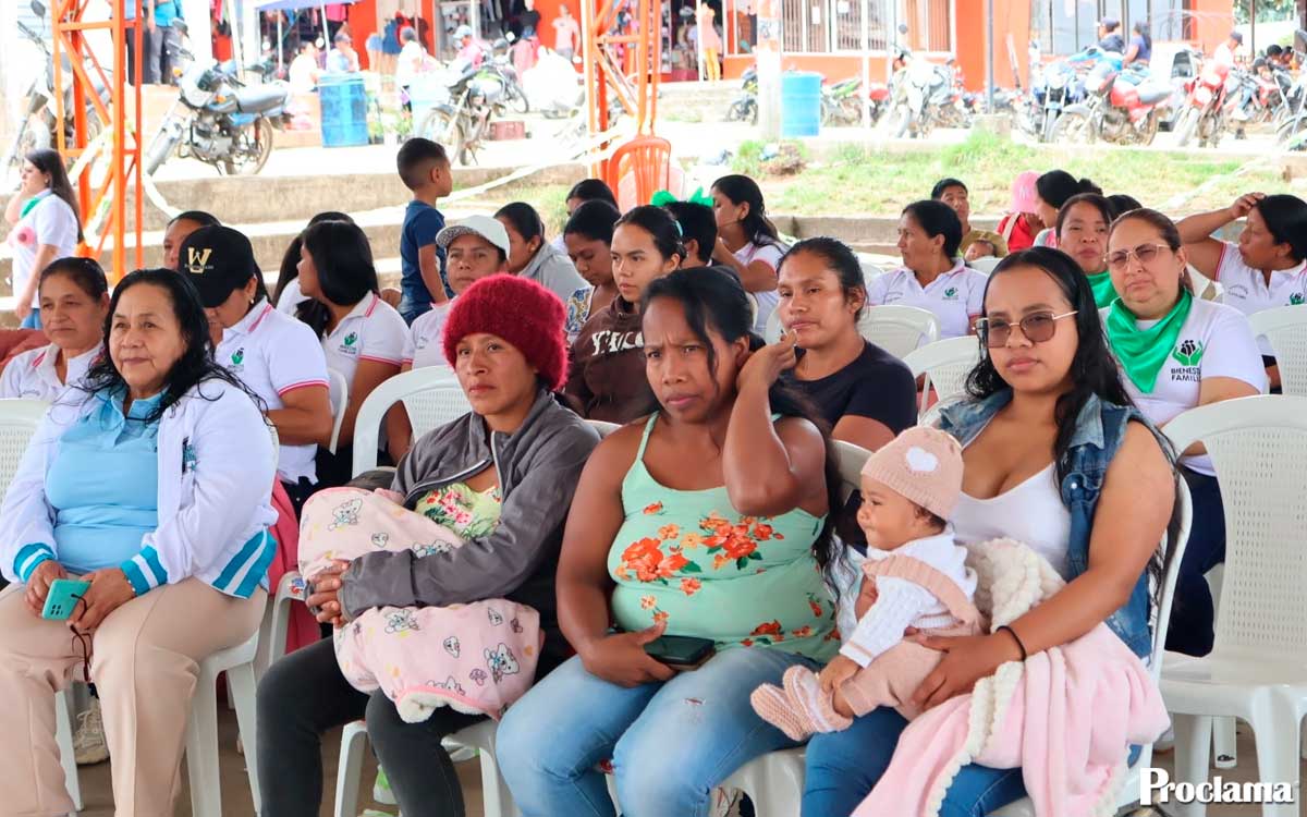 Madres de Cajibío se unen por la lactancia materna Madres de Cajibío se unen por la lactancia materna