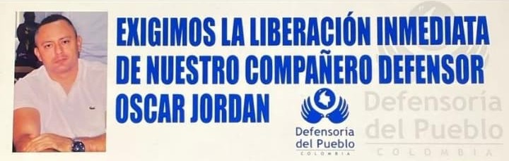 Abogados realizan velatón en Popayán por libertad de Óscar Jordán Camacho