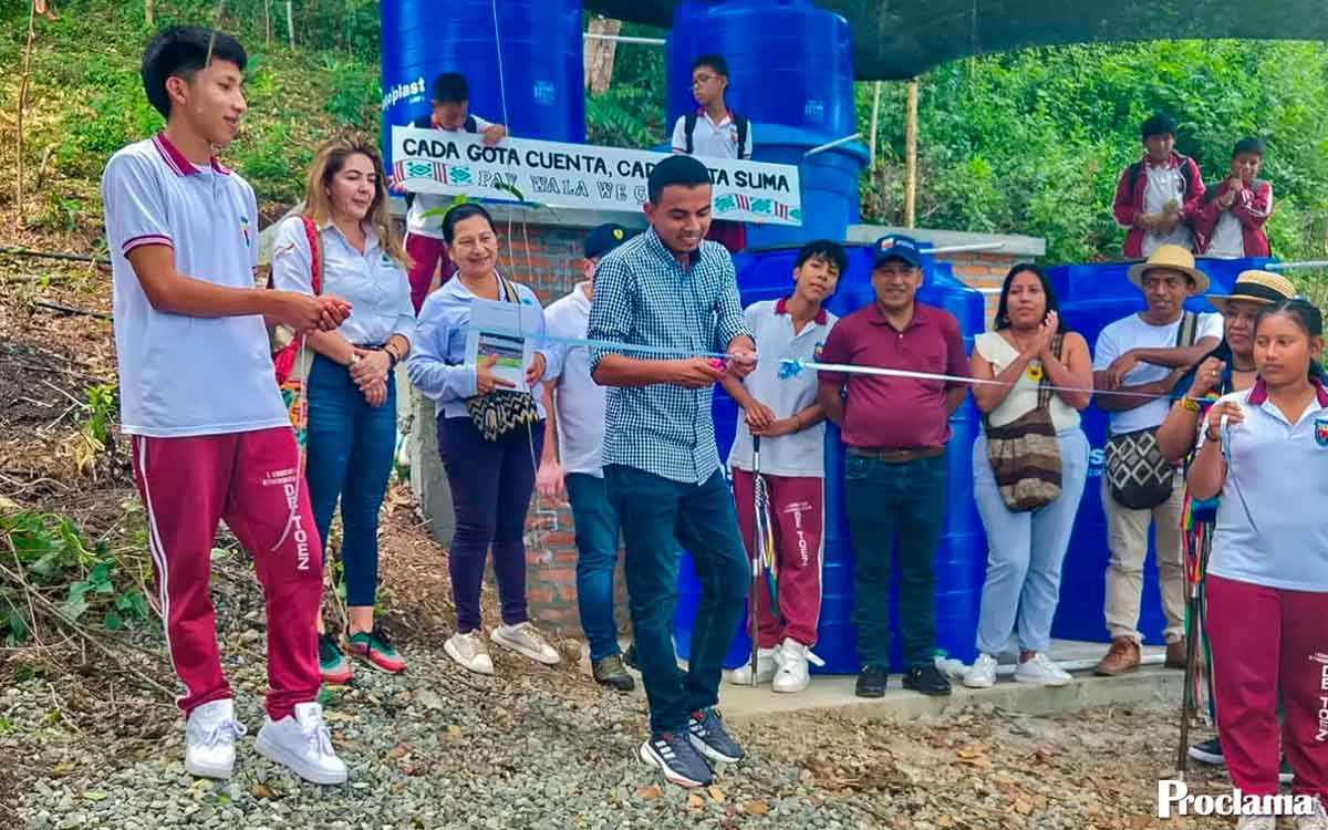 Caloto implementa sistema ancestral de filtrado de agua