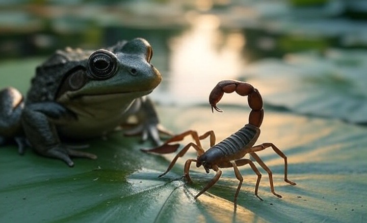 El escorpión y la rana llamada Colombia