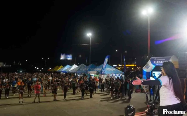Más de mil payaneses se sumaron al Fire running