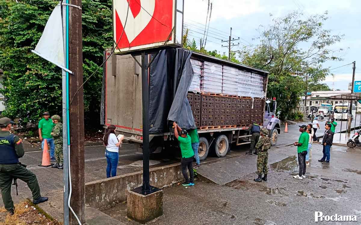 Incautan licor y cigarrillos de contrabando en el Chocó