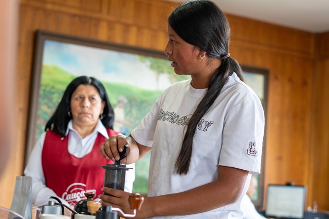 La juventud es clave en el futuro del café caucano La juventud es clave en el futuro del café caucano