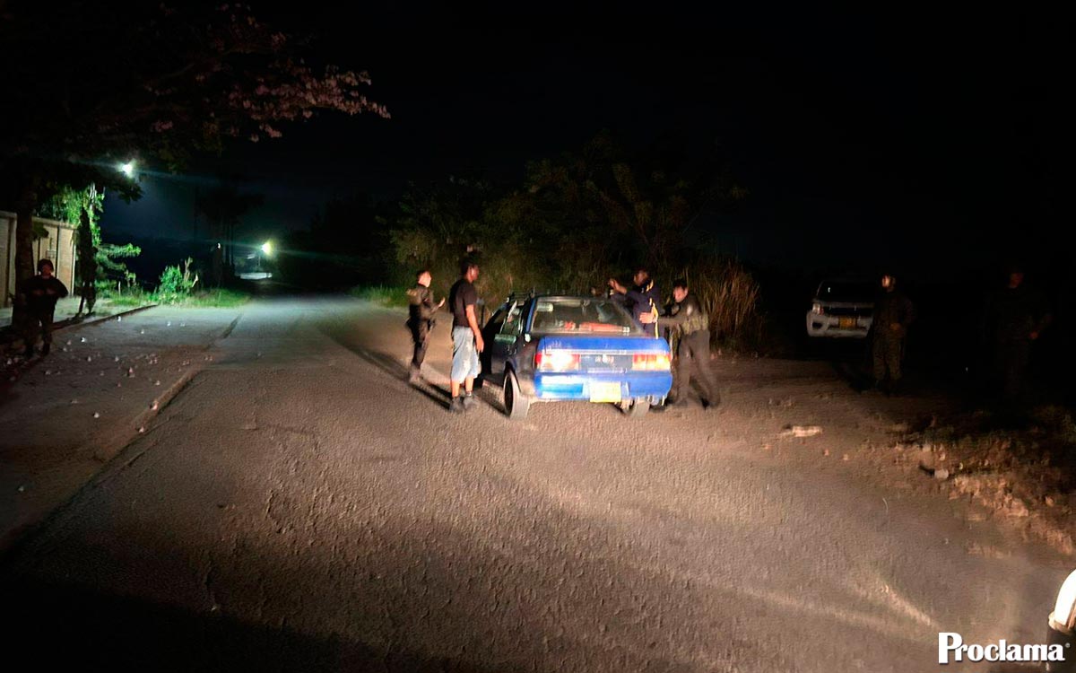 Operativos de control refuerzan seguridad en Guachené