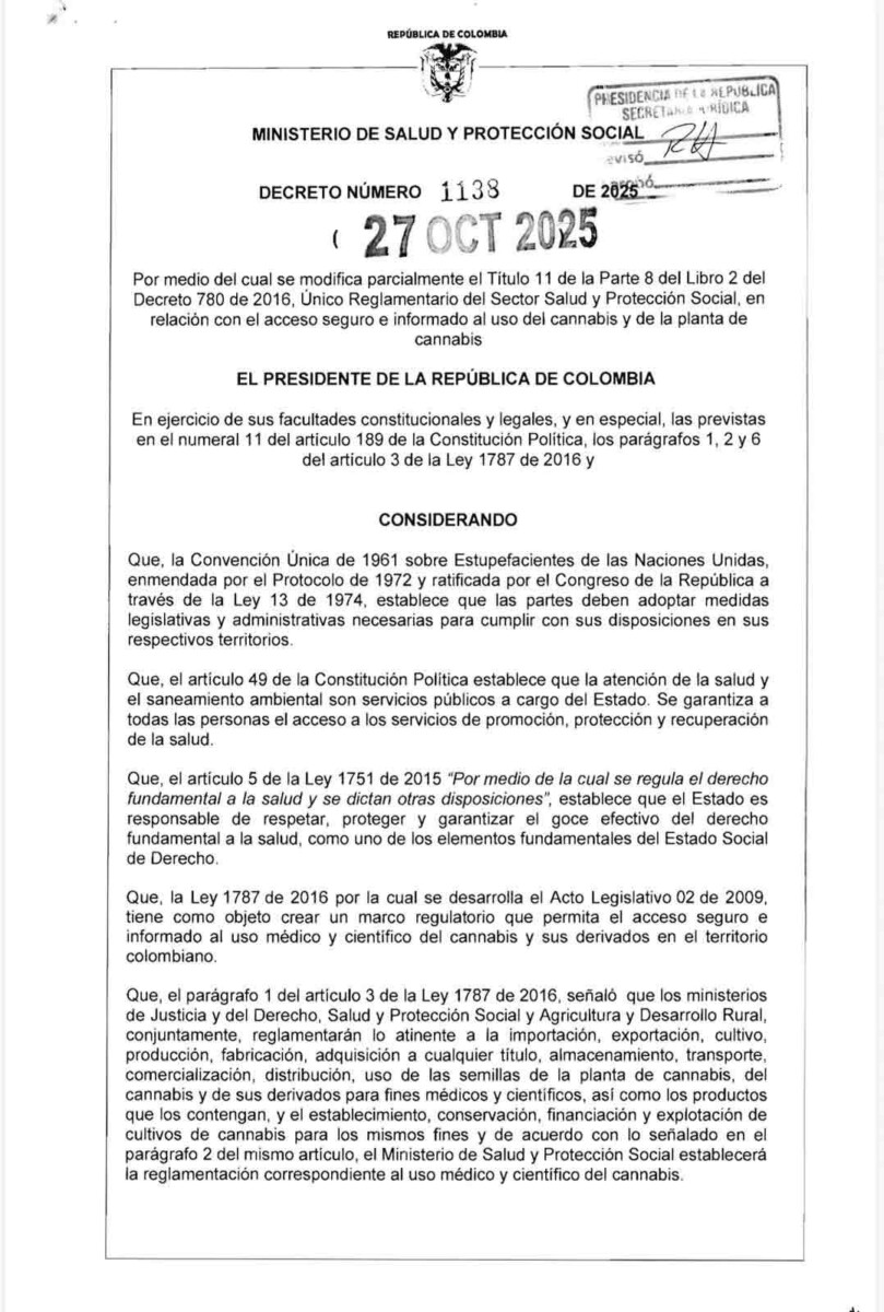 Gobierno autoriza la venta de cannabis medicinal en farmacias Gobierno autoriza la venta de cannabis medicinal en farmacias