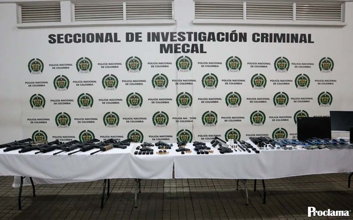 Golpe al tráfico de armas en Cali con fachada jurídica
