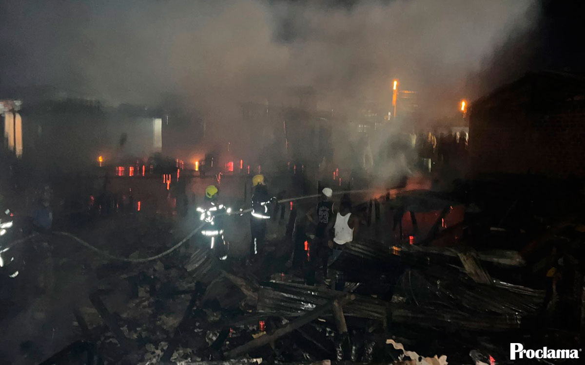 Incendio en Tumaco dejó 50 familias damnificadas