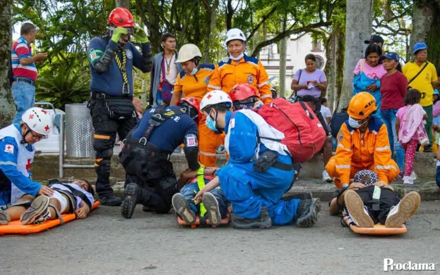 Quilichao puso a prueba su preparación ante emergencias