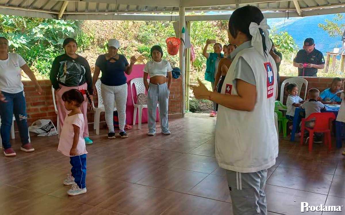 Suárez refuerza educación en salud para víctimas del conflicto