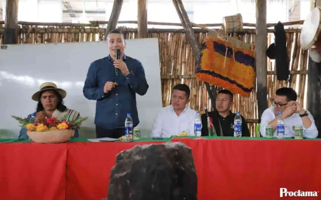 Gobierno Departamental fortalece la presencia institucional en el Resguardo Indígena de Calderas, en el municipio de Inzá
