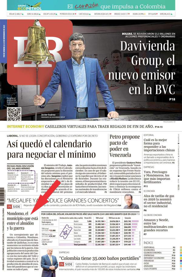 La República destaca en portada especial producido por Proclama del Pacífico La República destaca en portada especial producido por Proclama del Pacífico