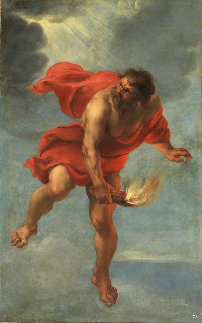 Prometeo trayendo el fuego, Jan Cossiers