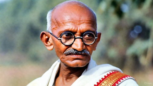 Retratos de la vida de Gandhi