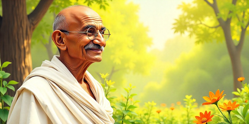 Retratos de la vida de Gandhi
