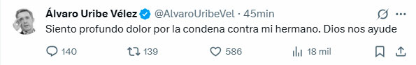 Santiago Uribe condenado por homicidio agravado y concierto para delinquir Santiago Uribe condenado por homicidio agravado y concierto para delinquir