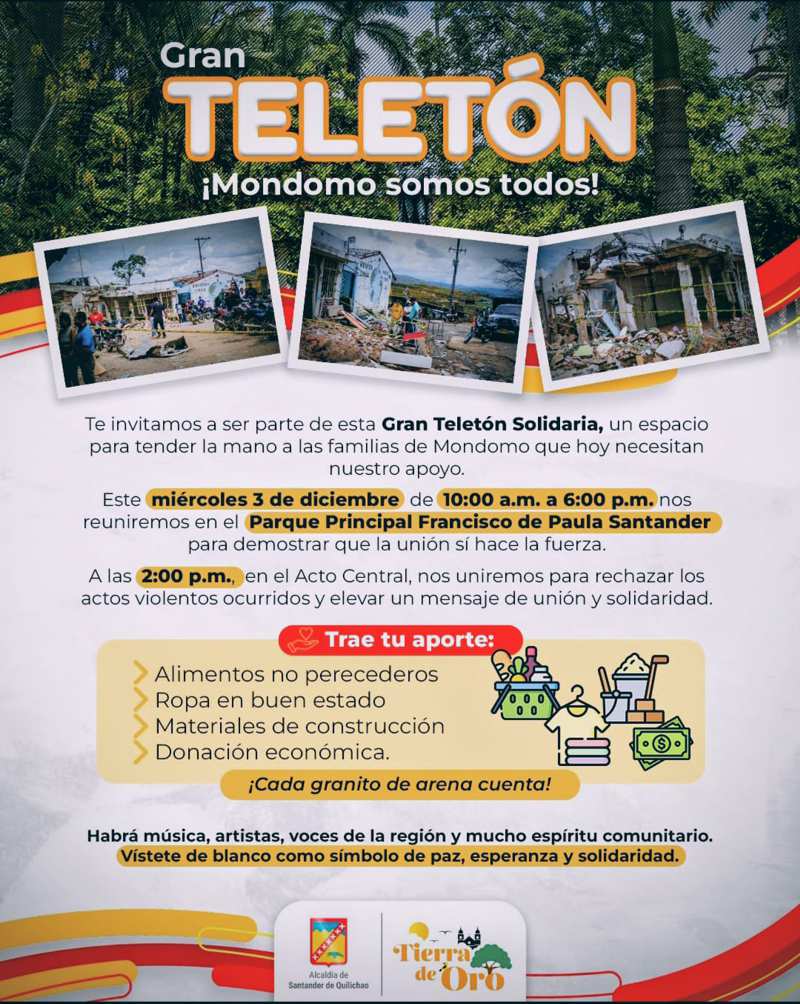 Gran Teletón Solidaria en Santander de Quilichao